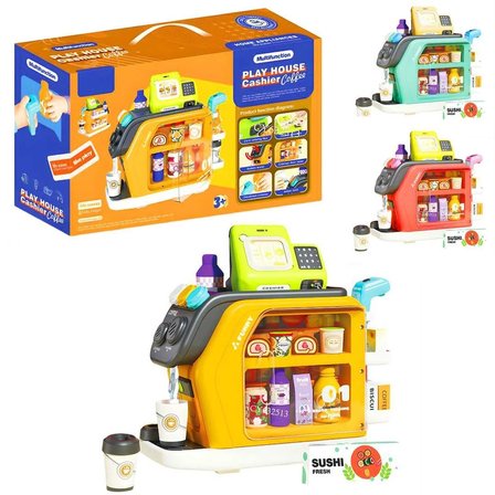  Galtoys GJJ-L-92 Oyuncak Kahve Makinesi ve Yazar Kasa Evcilik Seti 3+ Yaş