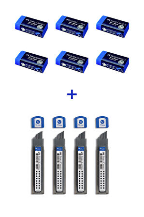 4'lü Super Fine Min, 2B, 0.7, 6'lı Yumuşak Sınav Silgisi, 10'lu Yazım Seti