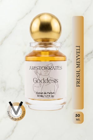 Goddess Kadın Extrait de Parfüm 50 ML |Vanilyalı, Aromatik| Vanilya, Lavanta, Kakako