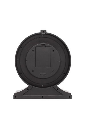 Efe Mark Premium Serisi Antik Eskitme Kadranlı Döner Çarklı 32x28 CM Ev ve Ofis Masa ve Duvar Saati Rakamlı Bronz