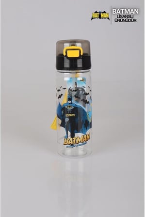 Batman Lisanslı Okul Seti; 500 ml Matara, Beslenme Kutusu, Kalem Kutusu