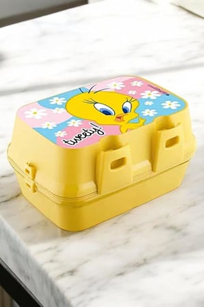 Tweety Lisanslı Okul Seti 500 ml Matara, Beslenme Kutusu, Kalem Kutusu