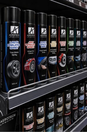 AEROTECH LASTİK PARLATICI SPREY 500 ML
