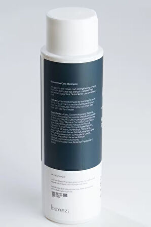 Louvess Onarıcı Bakım Şampuanı ( Güneş ve Hava Almayan Saçlar için At Kuyruğu-Biotin-Argan Formülü 400 ML)