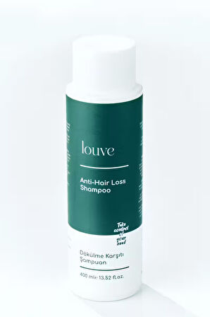 Louvess Dökülme Karşıtı Şampuan (Keratin, Çinko ve Provitamin B5 ile Güçlendirilmiş Formül 400 ML)