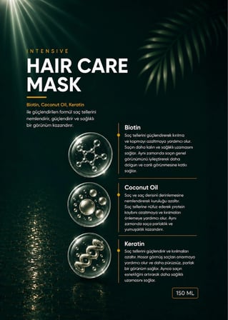 Louvess Yoğun Saç Bakım Maskesi (Biotin - Keratin ve Kolajen - Hindistan Cevizi Yağı - 150 ML)