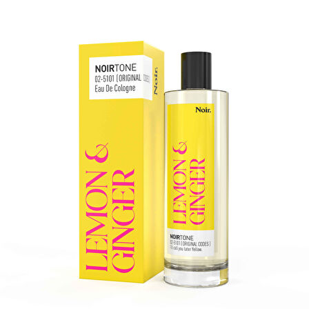 Noirtone Kolonya Lemon&Ginger Cam Sprey 100 ML