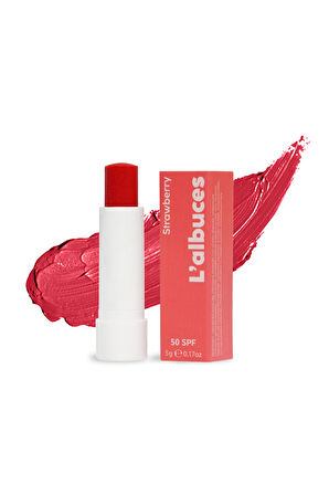 50 SPF Strawberry Lip Balm 2’li Set – Yüksek Güneş Koruması & Nem