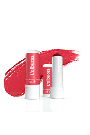 Strawberry 30 SPF Plump Lip Balm İkili Set-Dolgunlaştırıcı Dudak Nemlendiricisi