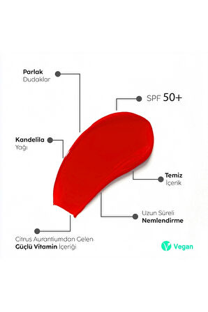 50 SPF Strawberry Lip Balm – Nemlendirici ve Güneş Koruyucu Dudak Bakımı