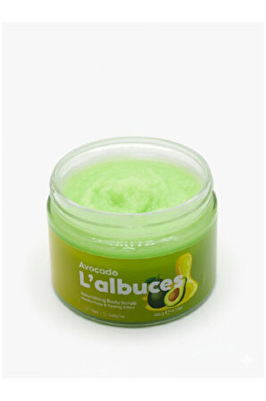 Avocado Body Scrub 400gr – Vegan, Temiz İçerikli, Avokado Kokulu Pürüzsüz Cilt Bakımı