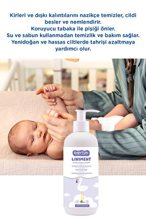 Bebek bezi değiştirme temizleyicisi ve pişik önleyici 400 ml