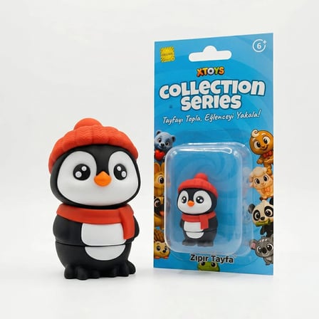 Atkili Komik Penguen Hediyelik Hareketli Surpriz Komik Oyuncak | Pengu