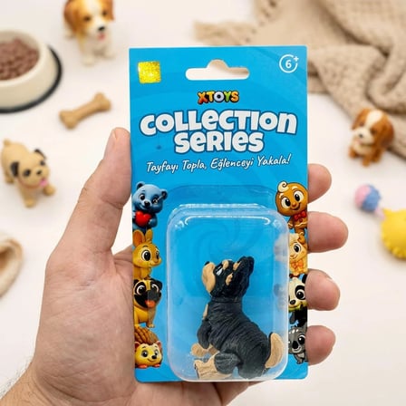 yorkshire terrier köpek hareketli hediyelik sürpriz doğum günü oyuncak figür