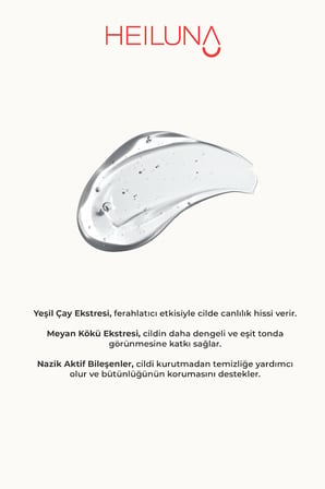Çift Etkili Yüz & Makyaj Temizleyici 150 ml – Yeşil Çay, Meyan Kökü & Papatya ile Nazik Temizlik