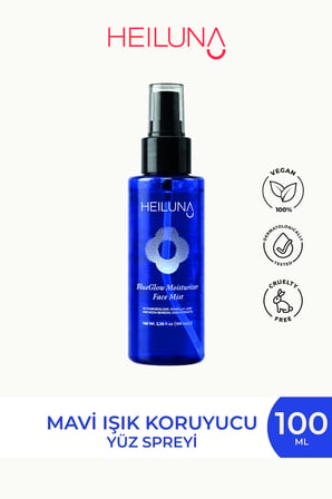 Mavi Işık Koruyucu Işıltı Veren Yüz Spreyi | Mikroalg & Akasya Senegal | 100 ml