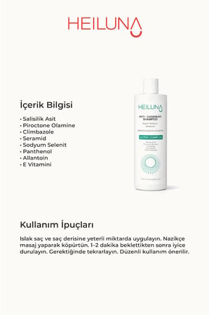 Kepek Önleyici Şampuan Salisilik Asit ve Selenyum Disülfür Destekli 400 ml