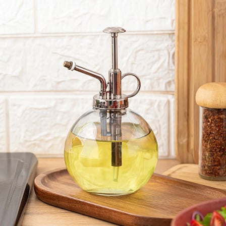 Perotti 15729 Gri 350ml Cam Yağlık Yağdanlık ve Sulama Spreyi Koku Spreyi Şişesi