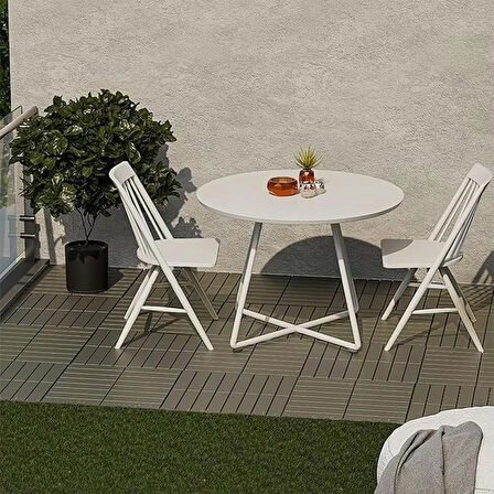 Porsima 1177 12 Lü Bahçe Balkon Teras Zemin Döşemesi Karosu Latte