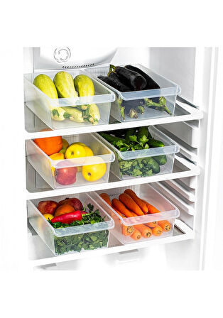 Porsima 3184 2 Li 6lt Dolap İçi Ve Buzdolabı İçi Düzenleyici Orga Şeffaf