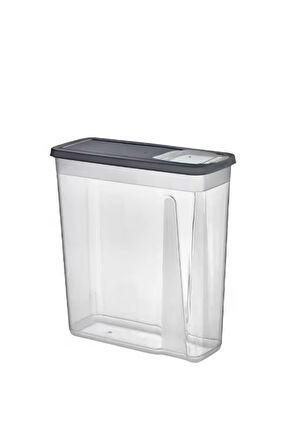 Porsima Org-451-Gr 6lı Sandy Mega Boy Hava Geçirmez Saklama Kabı Erzak Saklama Kabı Seti Gri 5,90 Lt