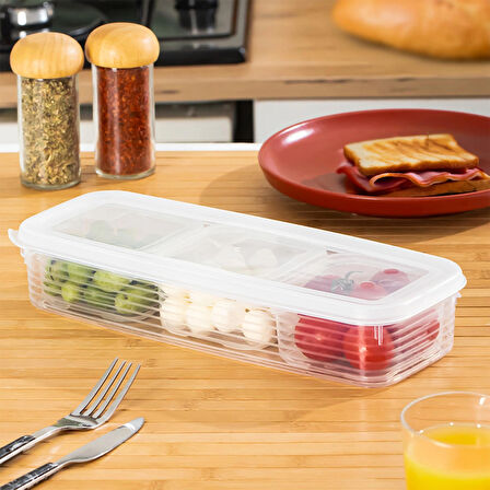 Porsima 4368 FreshLock Vakumlu Kahvaltılık Çok Amaçlı Saklama Kabı Kahvaltı Seti