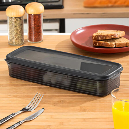 Porsima 4369 FreshLock Vakumlu Kahvaltılık Çok Amaçlı Saklama Kabı Kahvaltı Seti