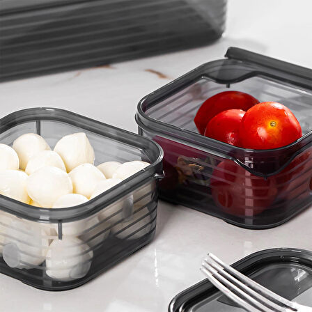 Porsima 4369 FreshLock Vakumlu Kahvaltılık Çok Amaçlı Saklama Kabı Kahvaltı Seti