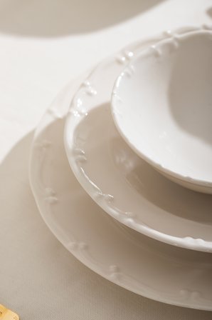 Porsima 4423 Liana Yemek Takımı 24 Parça 6 Kişilik Yemek Seti