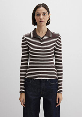 Kahverengi Polo Tişört 1613836-91456