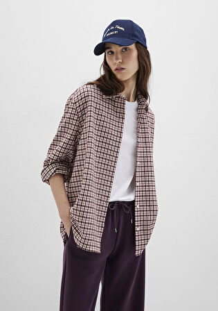 Bordo Ekose Gömlek 1211419-91458