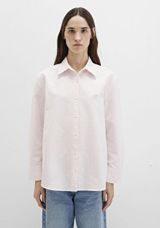 Pembe Çizgili Gömlek 1211420-91459