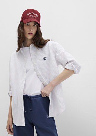 Mavi Çizgili Gömlek 1211420-91460