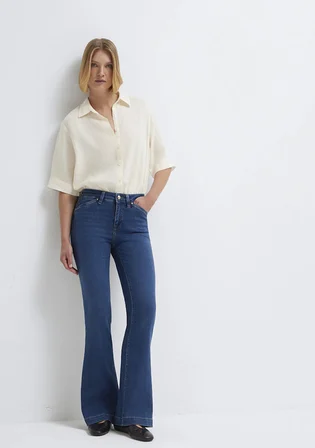Sydney Gold Premium Vintage Koyu Mavi Jean Pantolon 10811A1337