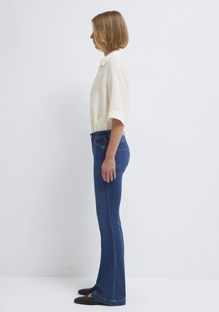 Sydney Gold Premium Vintage Koyu Mavi Jean Pantolon 10811A1337