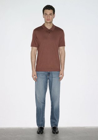 Kahverengi (TENCEL™) Modal Karışımlı Polo Tişört 0613163-70250
