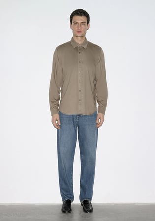 Mavi 0210818-83866 Kahverengi (TENCEL™) Gömlek