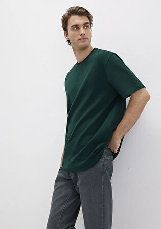 Mavi Logo Baskılı Yeşil Tişört 0613250-71929