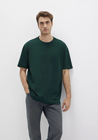 Mavi Logo Baskılı Yeşil Tişört 0613250-71929