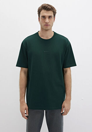 Mavi Logo Baskılı Yeşil Tişört 0613250-71929