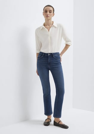 Kendra Gold Premium Gölgeli Koyu Mavi Jean Pantolon 10746A1552