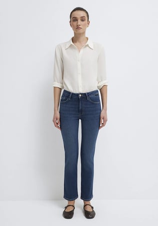 Kendra Gold Premium Gölgeli Koyu Mavi Jean Pantolon 10746A1552