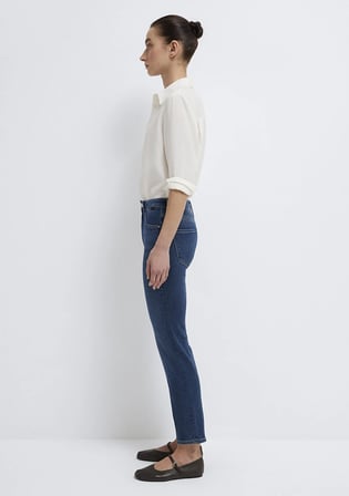 Kendra Gold Premium Gölgeli Koyu Mavi Jean Pantolon 10746A1552
