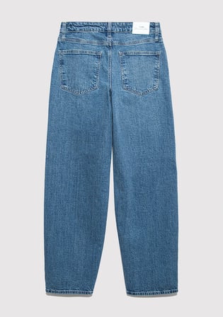 Leila Premium Blue Gölgeli Koyu Mavi Jean Pantolon 1010600-A1572