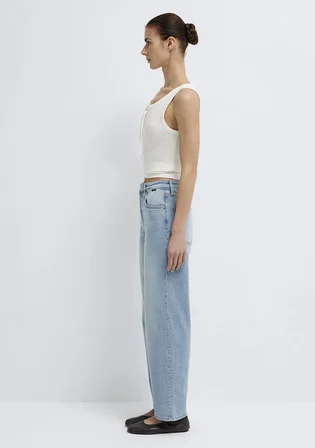Leila Premium Blue Gölgeli Açık Mavi Jean Pantolon 1010600-A1573