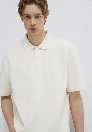 Ekru Polo Tişört 0613177-70056