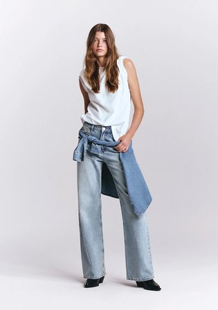 Malibu Iconic Puslu Açık Mavi Jean Pantolon 1010152-A1569