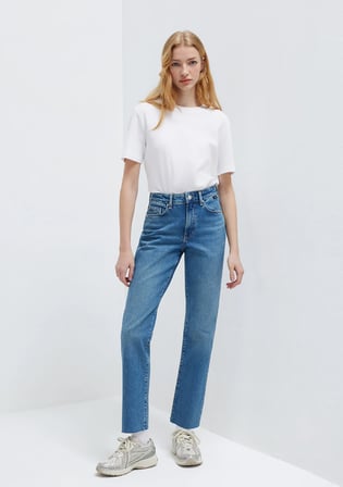 New York Classic Denim Gölgeli Indigo Mavisi Jean Pantolon 101441-A3037