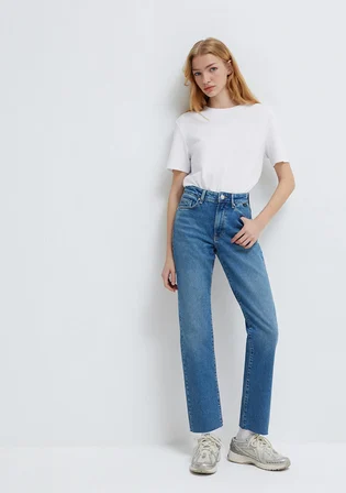 New York Classic Denim Gölgeli Indigo Mavisi Jean Pantolon 101441-A3037