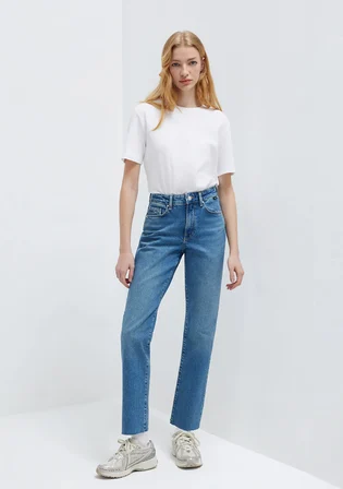 New York Classic Denim Gölgeli Indigo Mavisi Jean Pantolon 101441-A3037